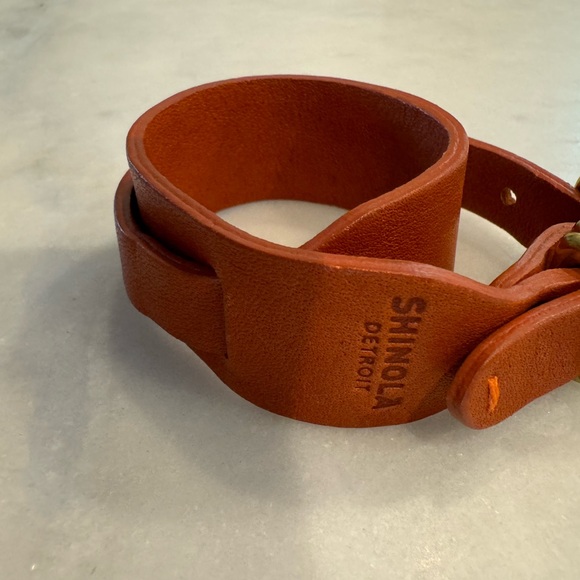 Shinola Leather wrap Bracelet - Picture 3 of 6